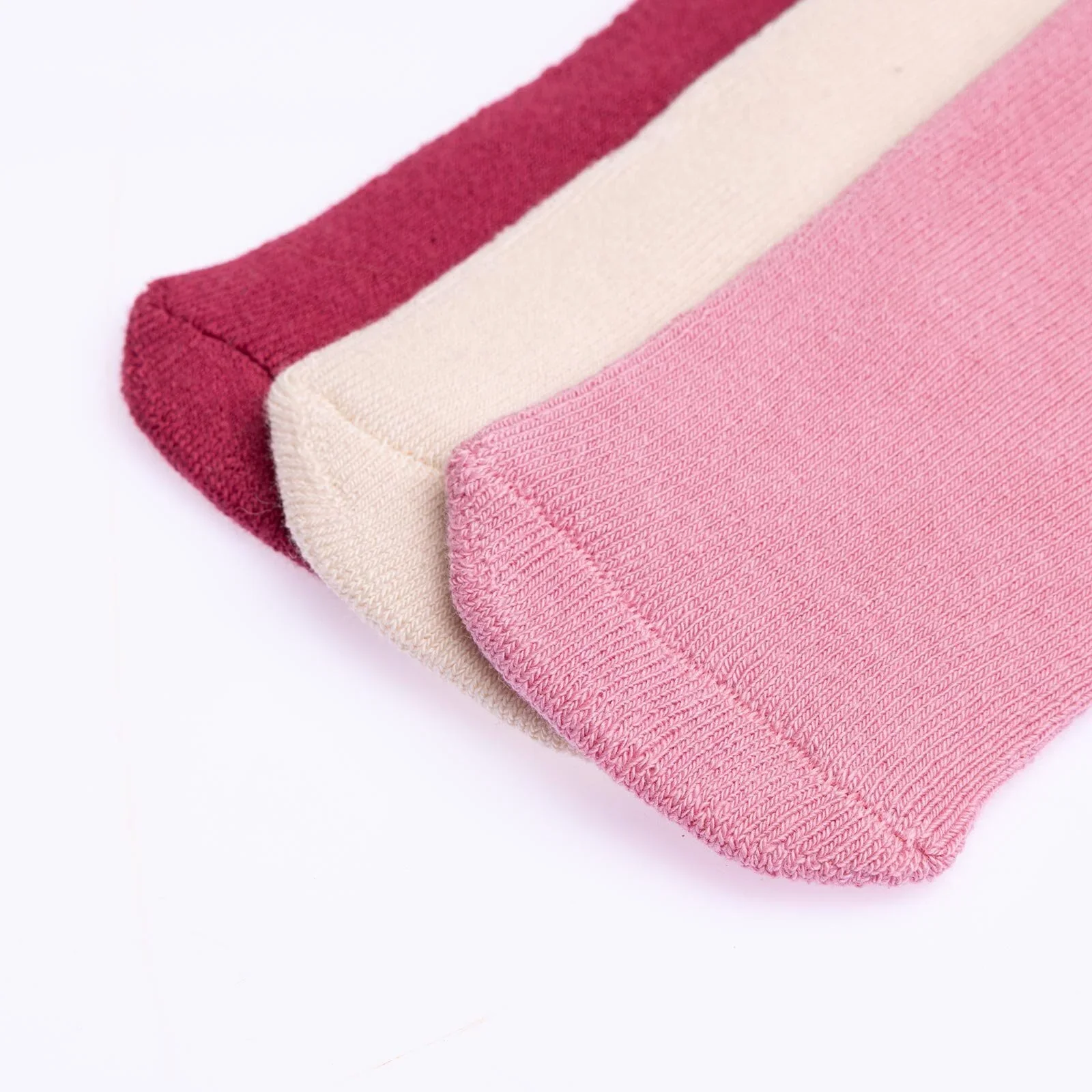 HelloBaby Girl Chenille Socks 3 Pack - Light Rose - Image 6