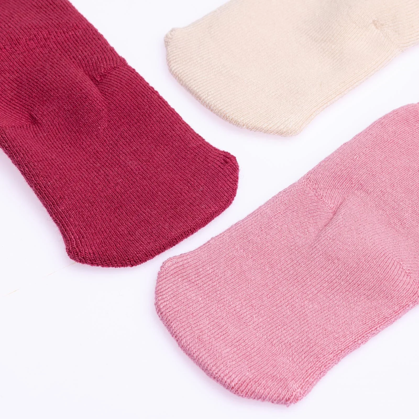 HelloBaby Girl Chenille Socks 3 Pack - Light Rose - Image 7