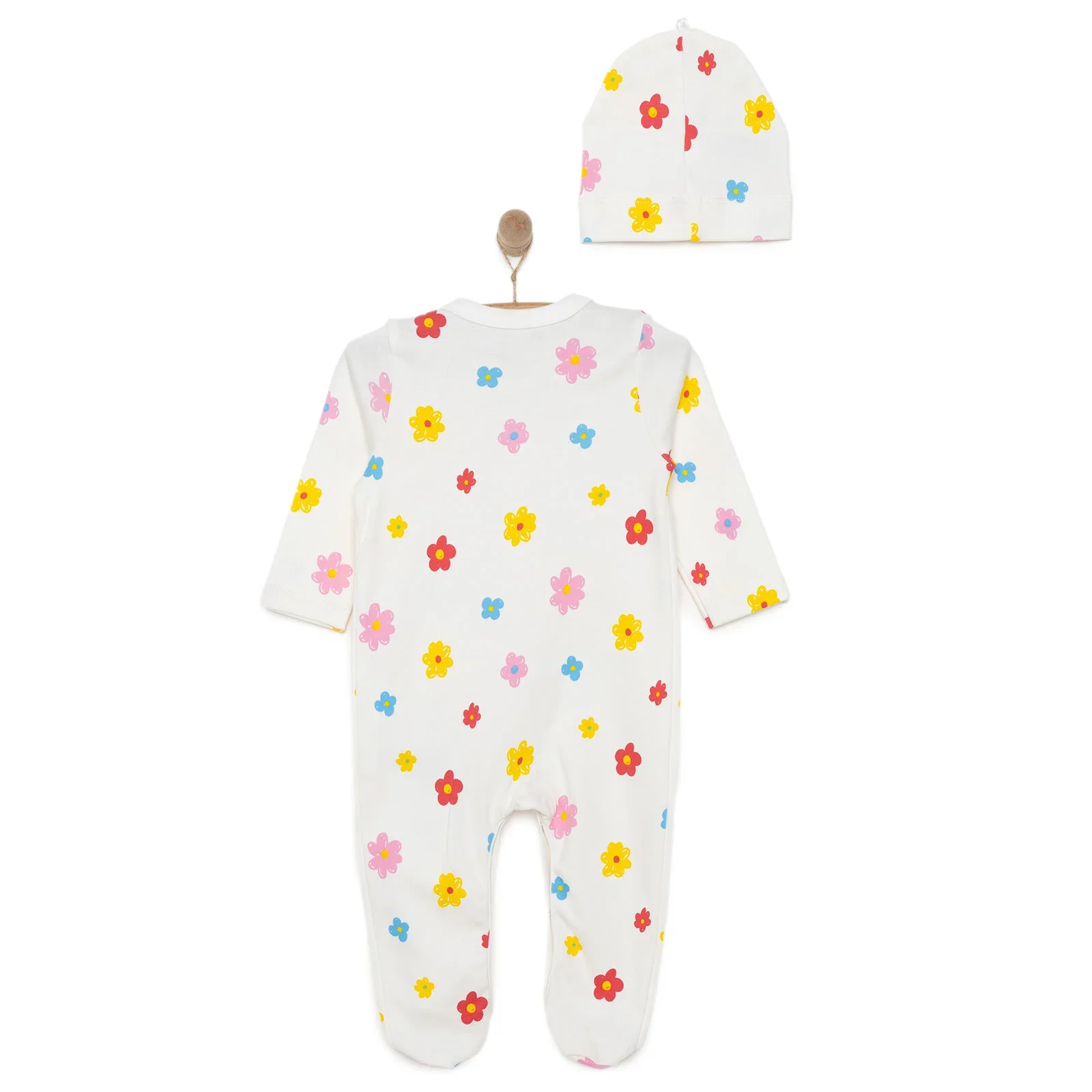HelloBaby Girl Jumpsuit & Hat - Yellow - Image 2