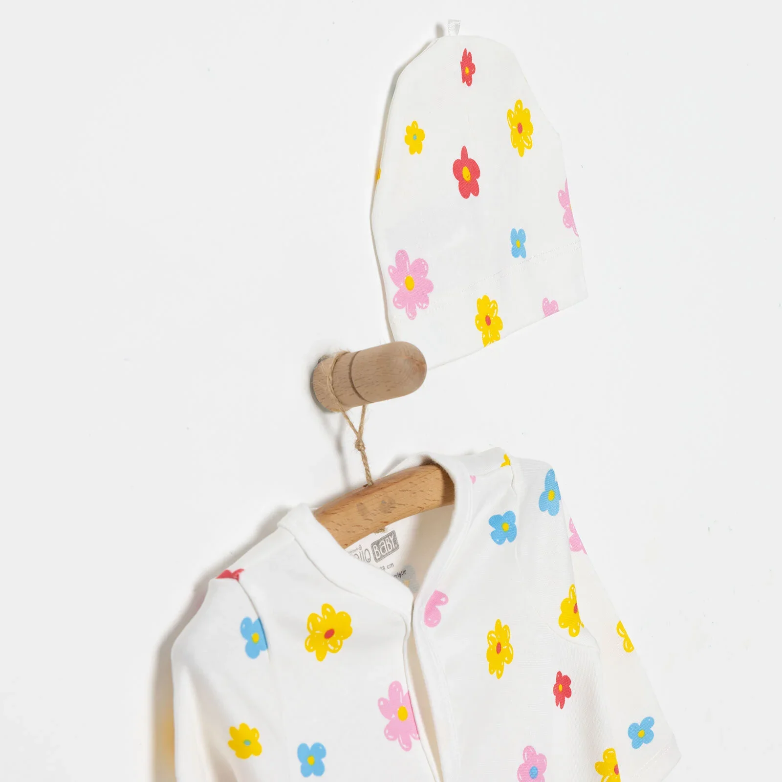 HelloBaby Girl Jumpsuit & Hat - Yellow - Image 3