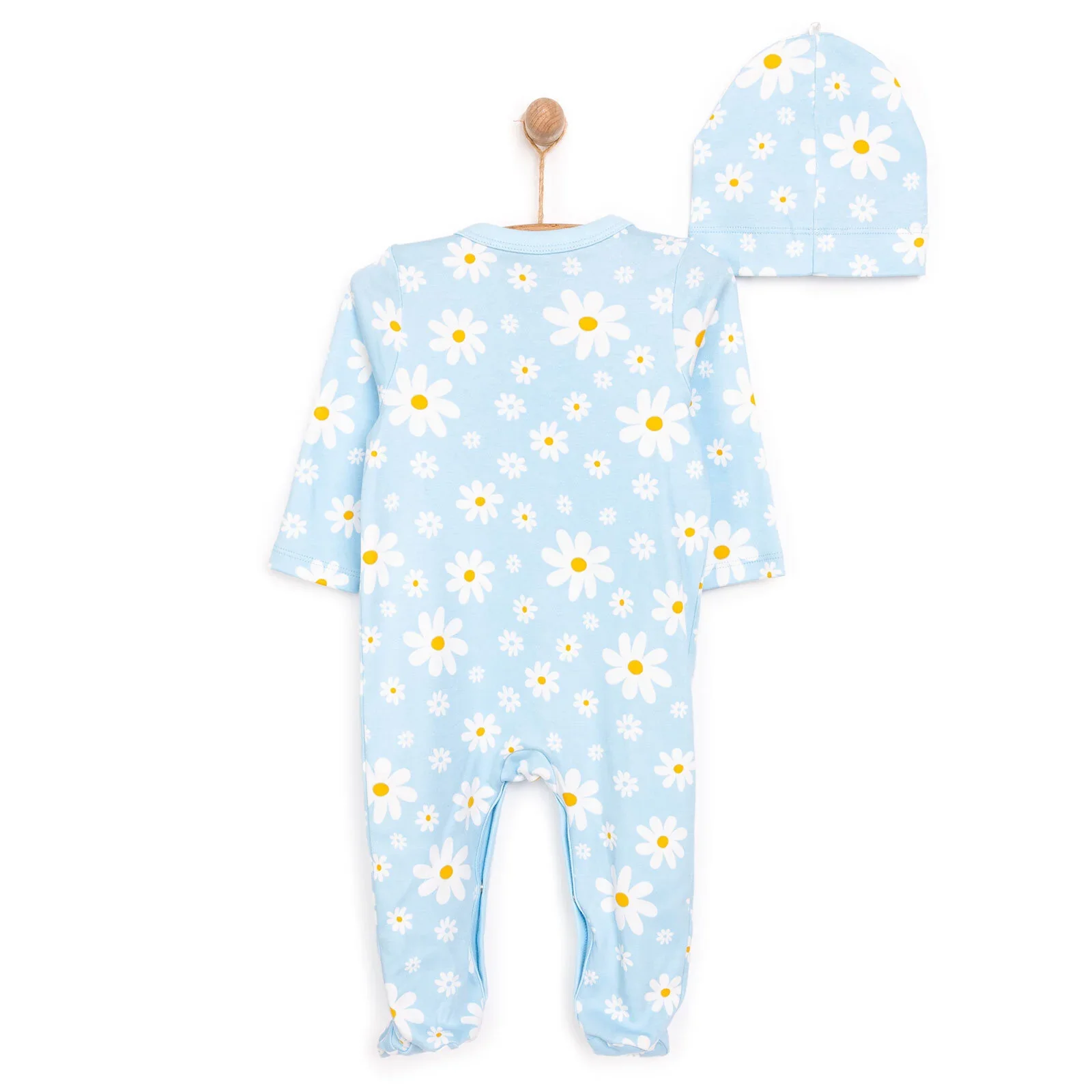 HelloBaby Girl Jumpsuit-Hat - Blue - Image 2