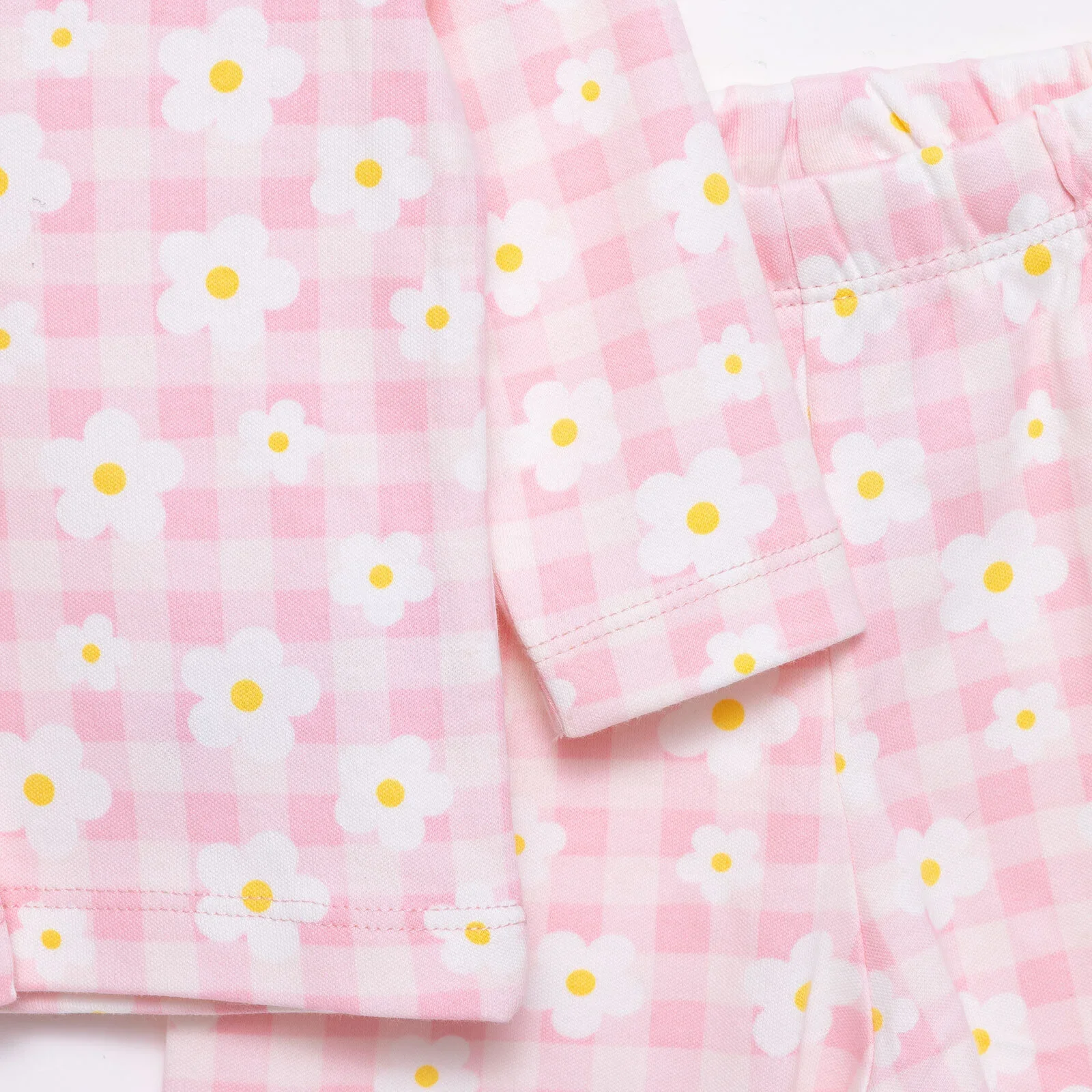 HelloBaby Girl Long Sleeve Pyjamas Set - Light Pink - Image 4