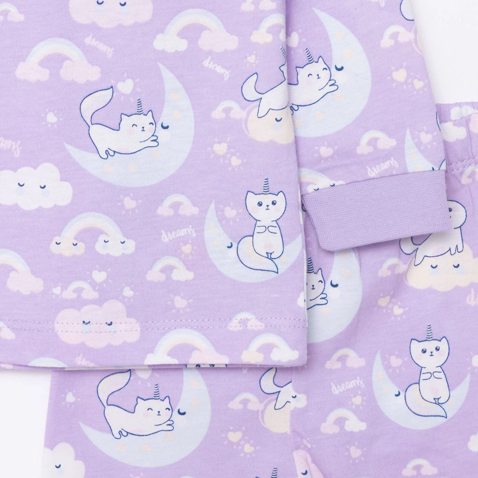 HelloBaby Girl Long Sleeve Pyjamas Set - Purple - Image 3