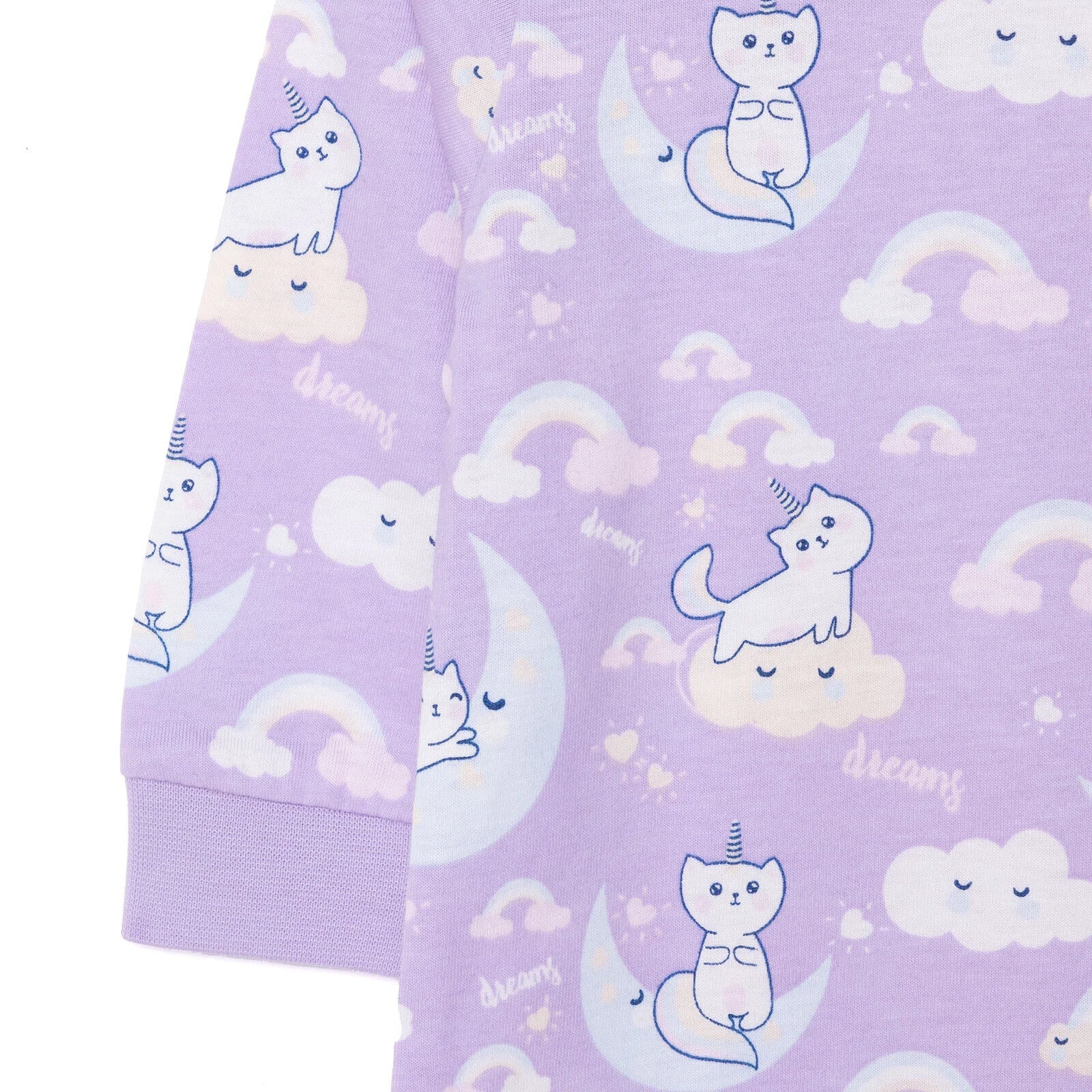 HelloBaby Girl Long Sleeve Pyjamas Set - Purple - Image 6