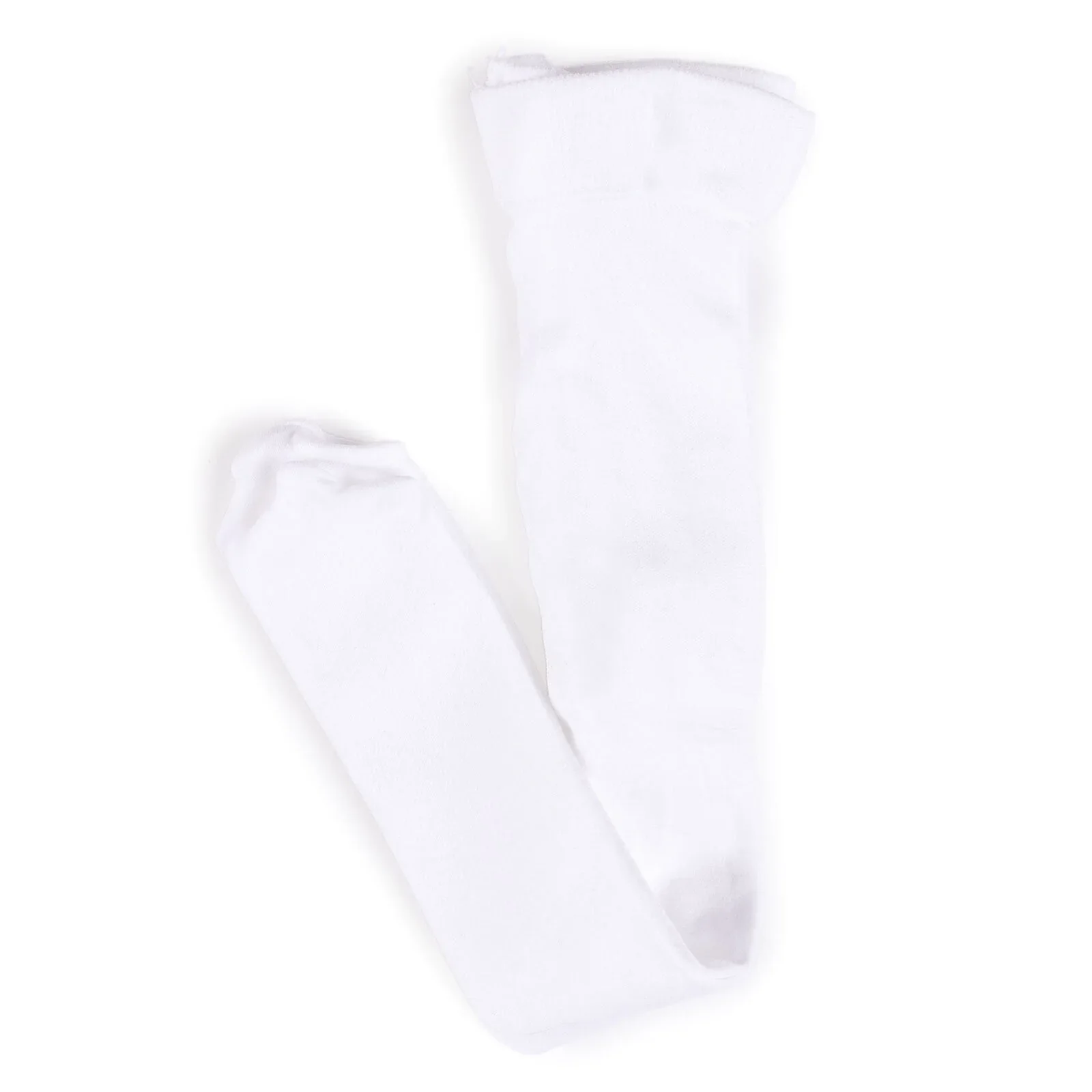 HelloBaby Girls Fine Tights Cotton Rich - White - Image 5