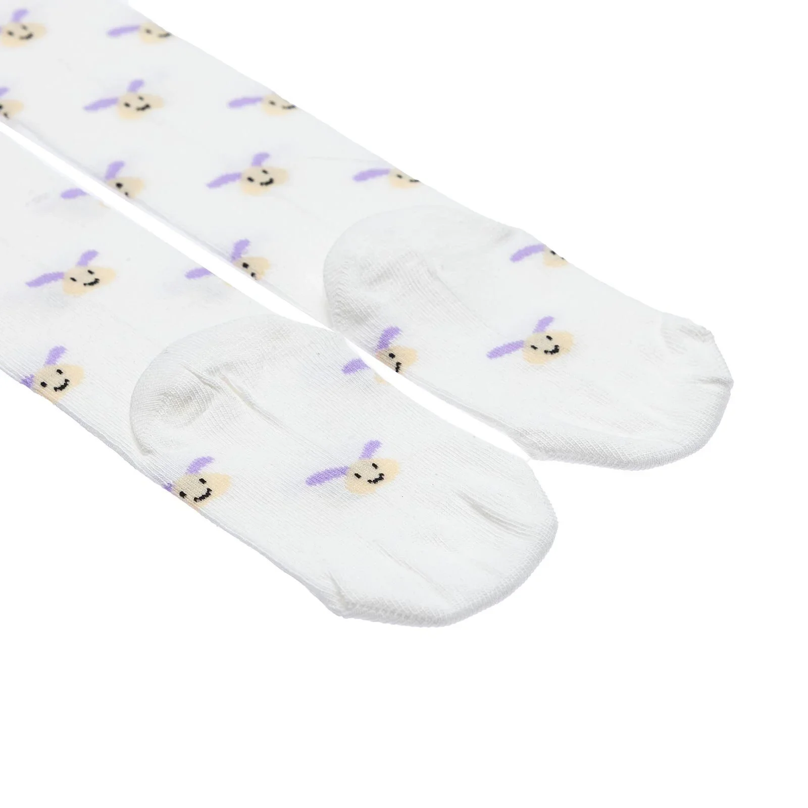 HelloBaby Girls Tights Cotton Rich - Ecru - Image 4