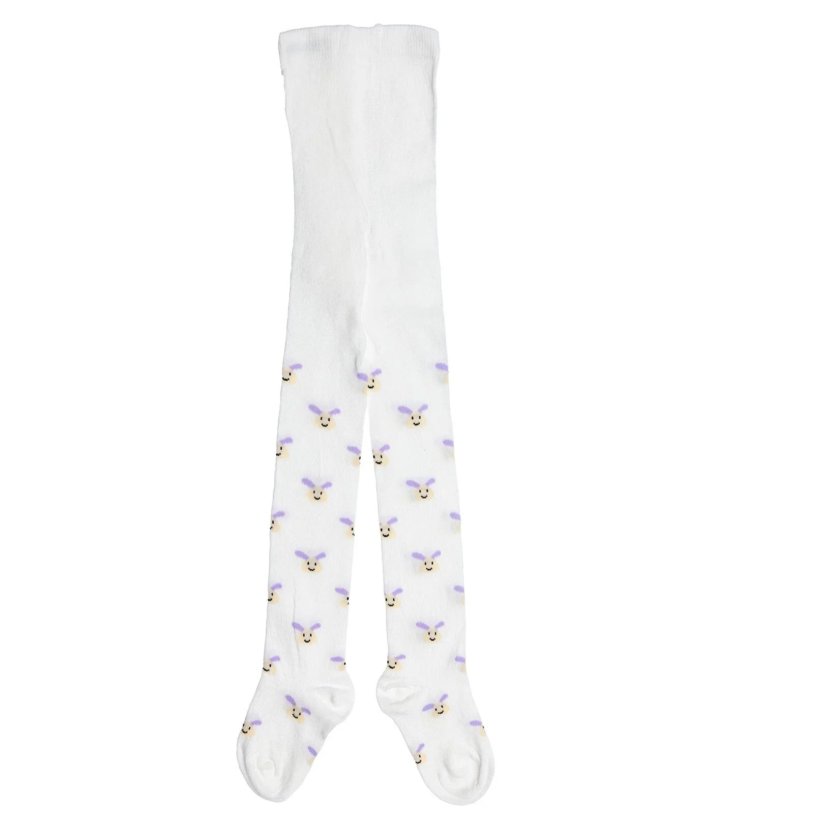 HelloBaby Girls Tights Cotton Rich - Ecru - Image 5
