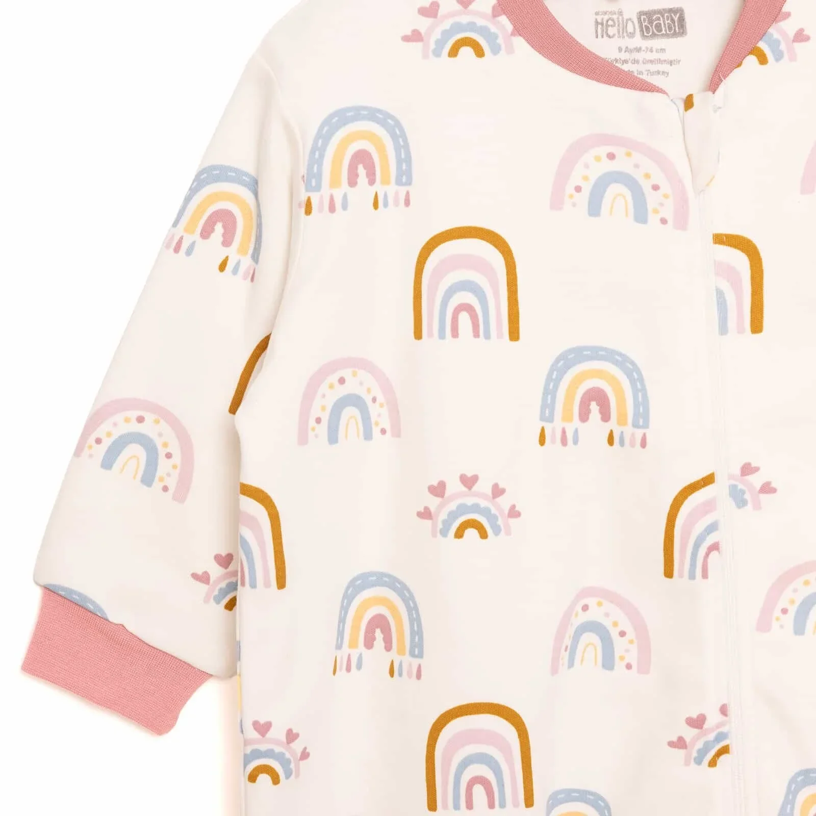 HelloBaby Girl Sleepsuit - Ecru - Image 4