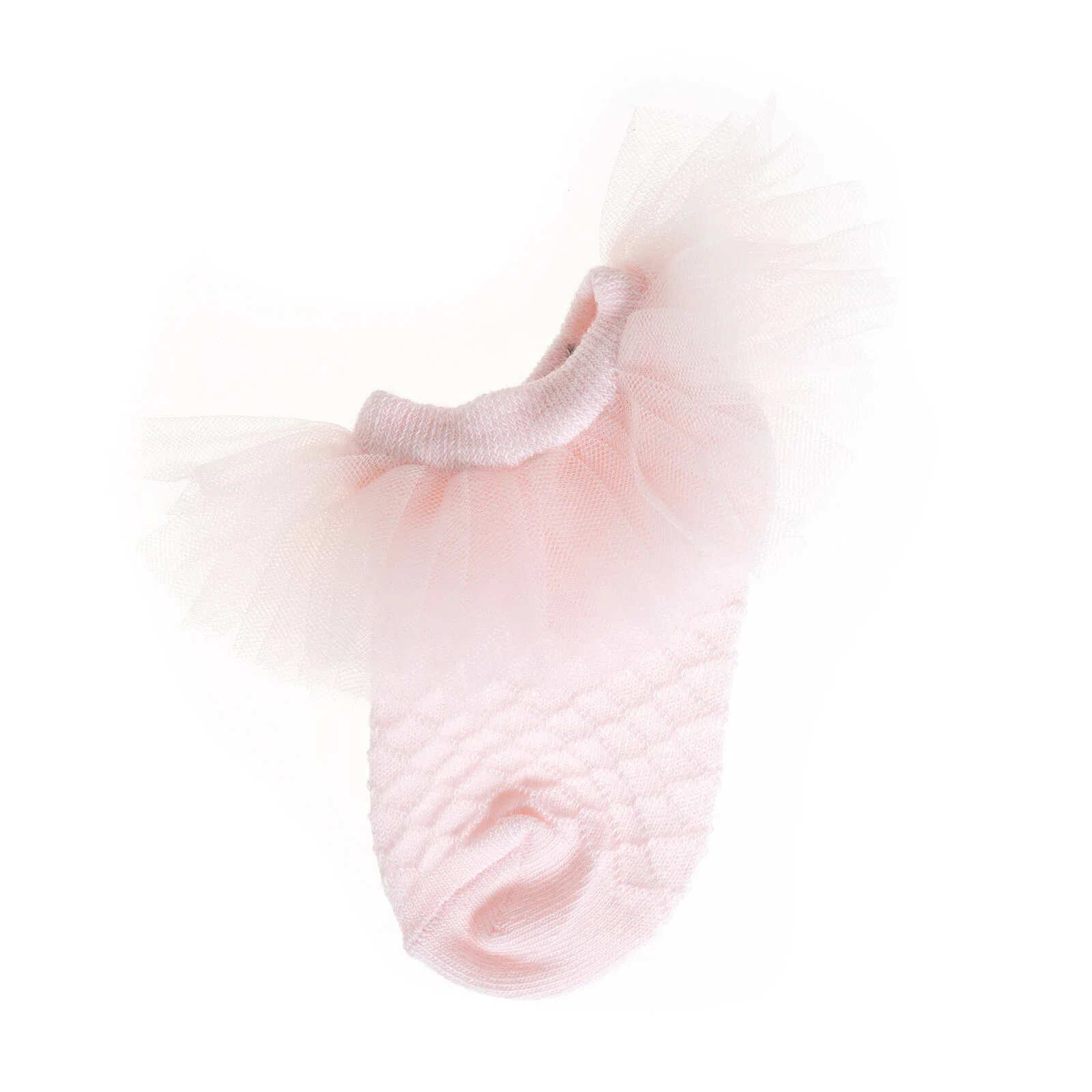 HelloBaby Girl Socks with Lace - Light Pink - Image 3