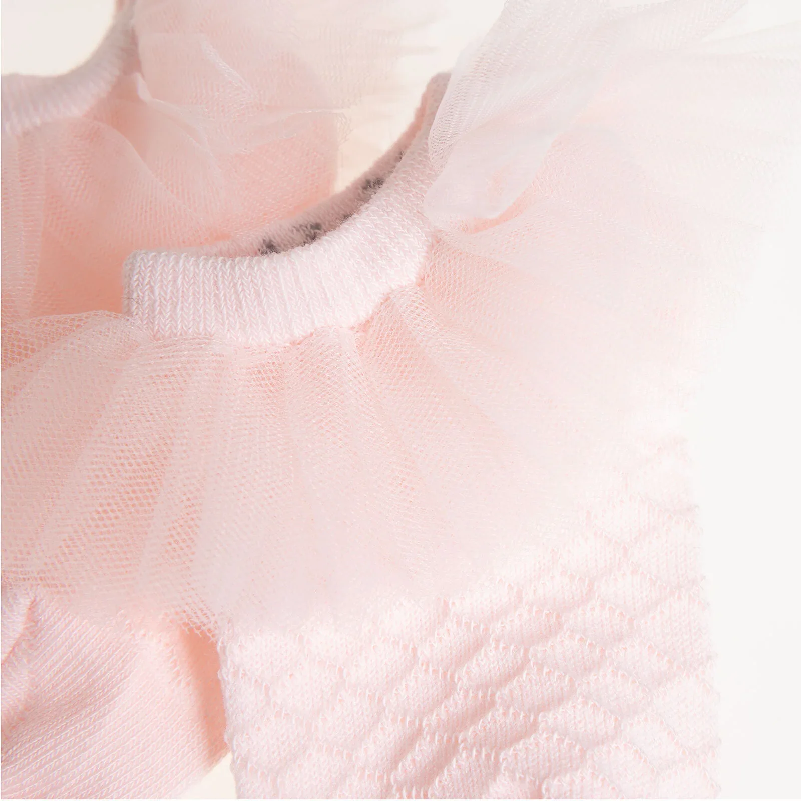 HelloBaby Girl Socks with Lace - Light Pink - Image 6