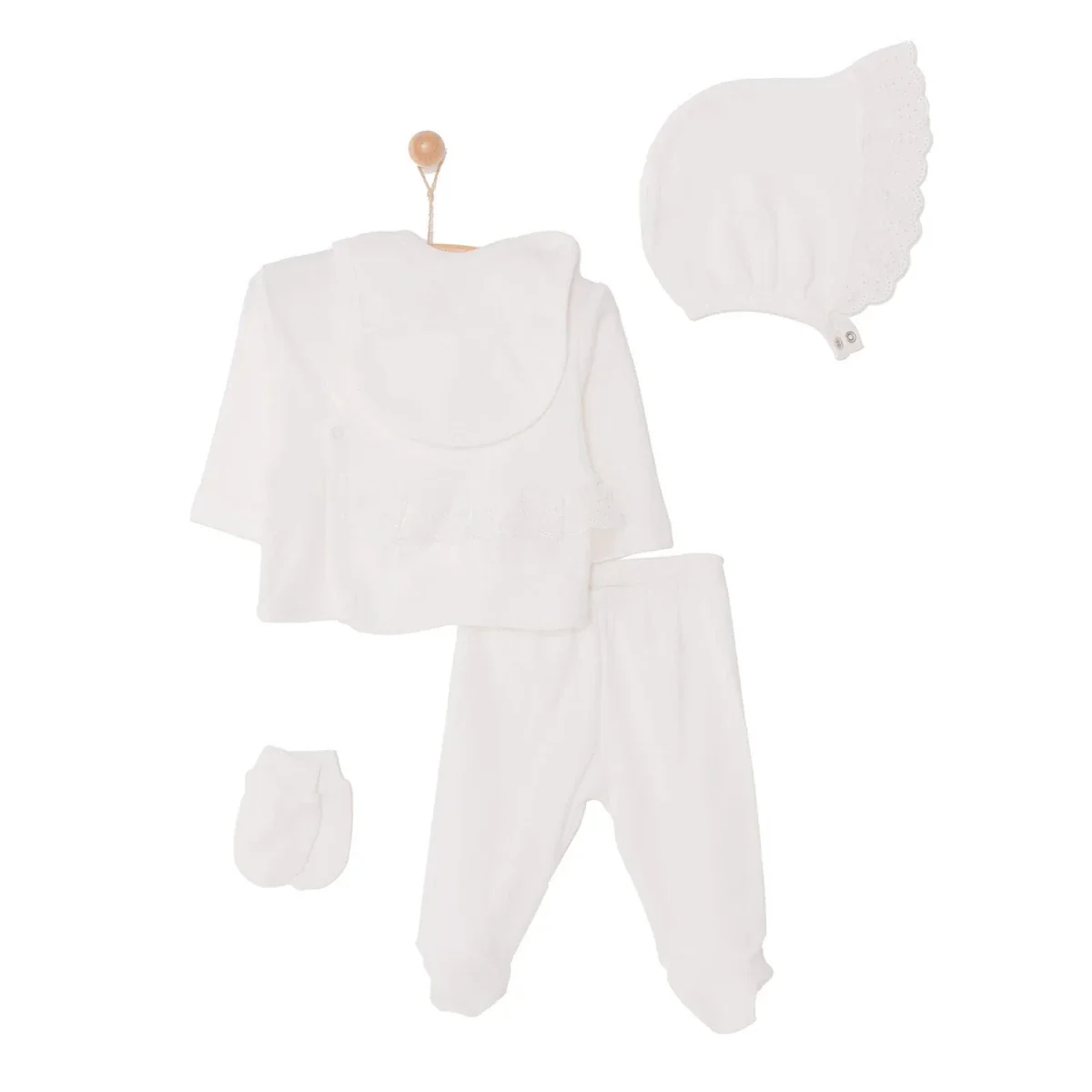 HelloBaby Girl Special Day Clothing - Ecru - Image 2