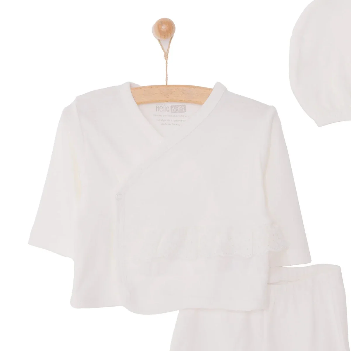 HelloBaby Girl Special Day Clothing - Ecru - Image 3
