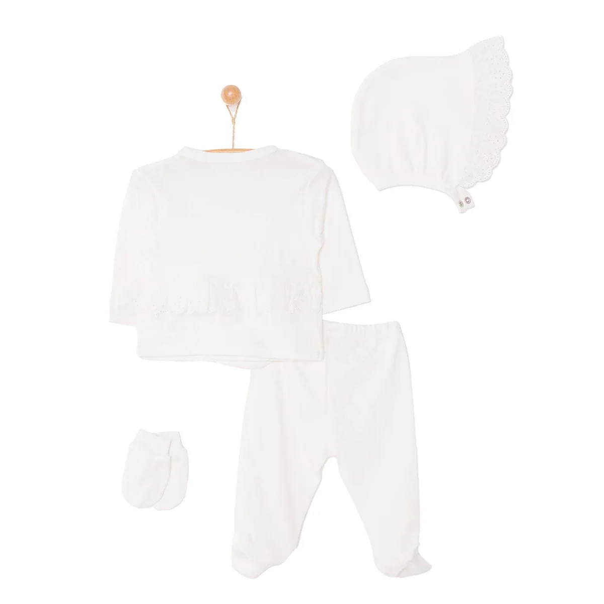 HelloBaby Girl Special Day Clothing - Ecru - Image 9