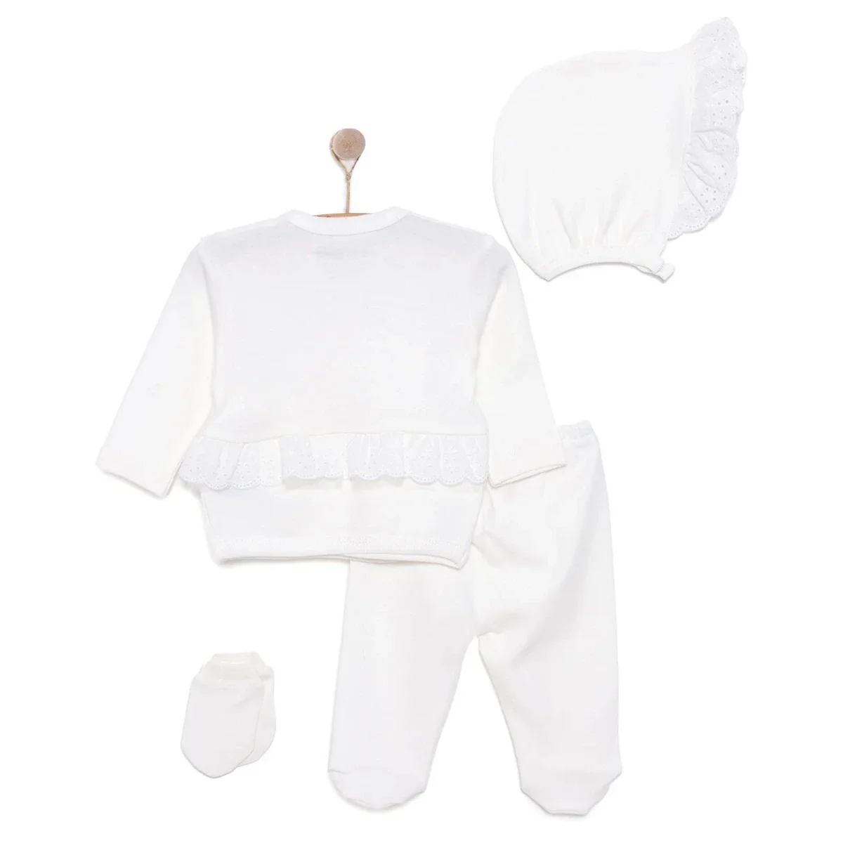 HelloBaby Girl Special Day Clothing - Ecru - Image 2