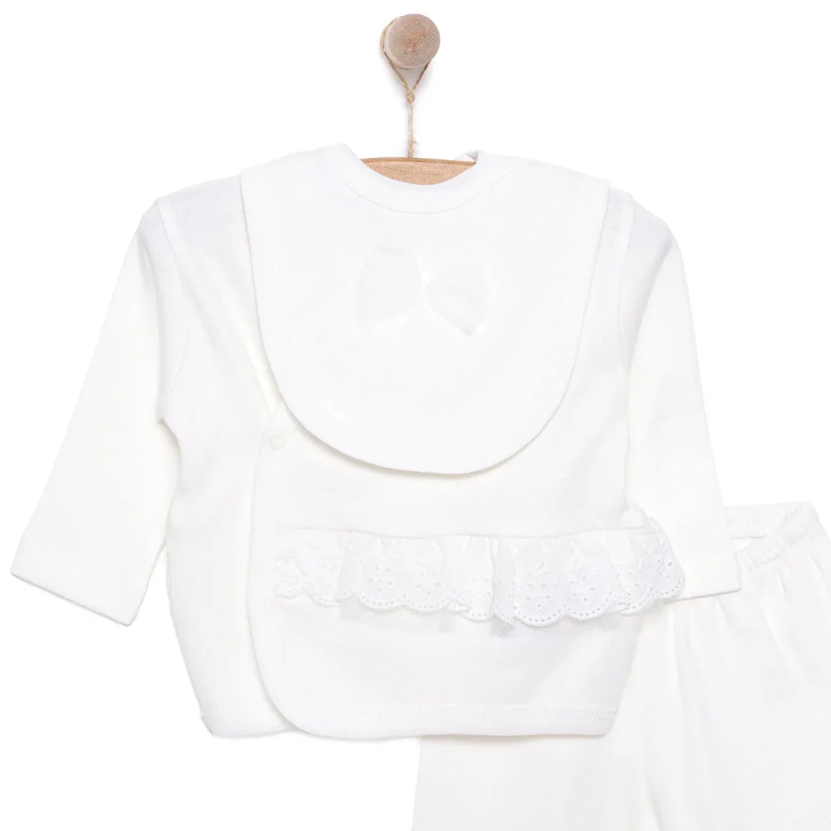HelloBaby Girl Special Day Clothing - Ecru - Image 3