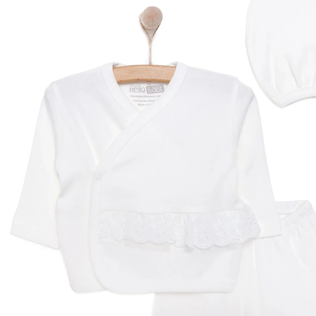 HelloBaby Girl Special Day Clothing - Ecru - Image 4