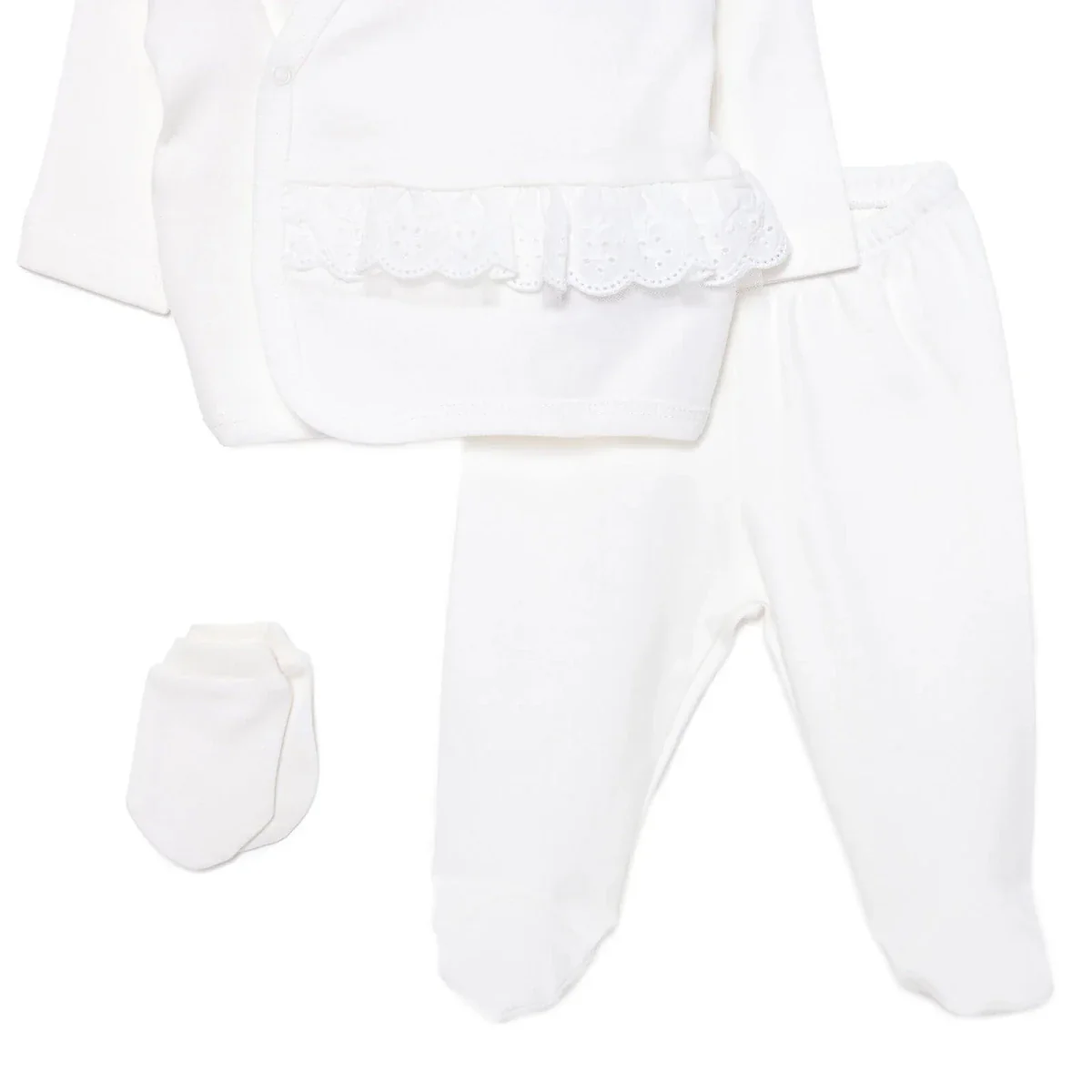 HelloBaby Girl Special Day Clothing - Ecru - Image 6