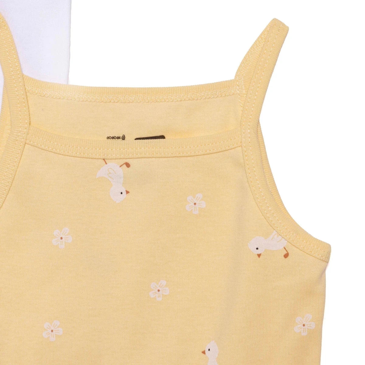 HelloBaby Girls Pack of 2 Vests - Yellow - Image 6