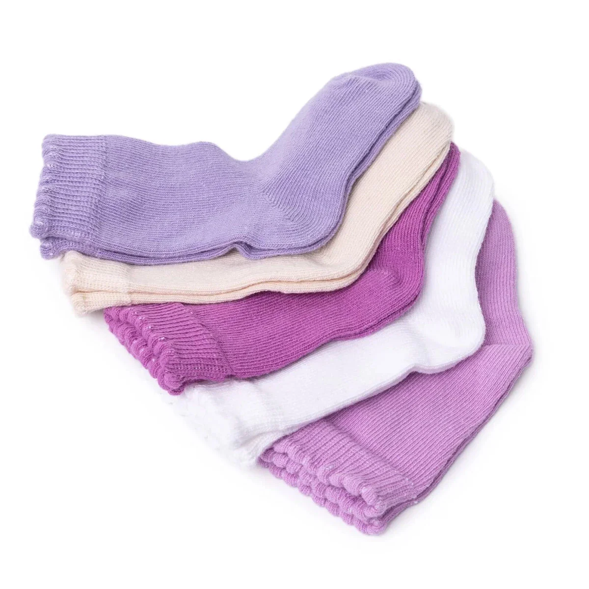 HelloBaby Girls Pack of 5 Ankle Socks Dinosaur Print Cotton Rich - Pink - Image 5