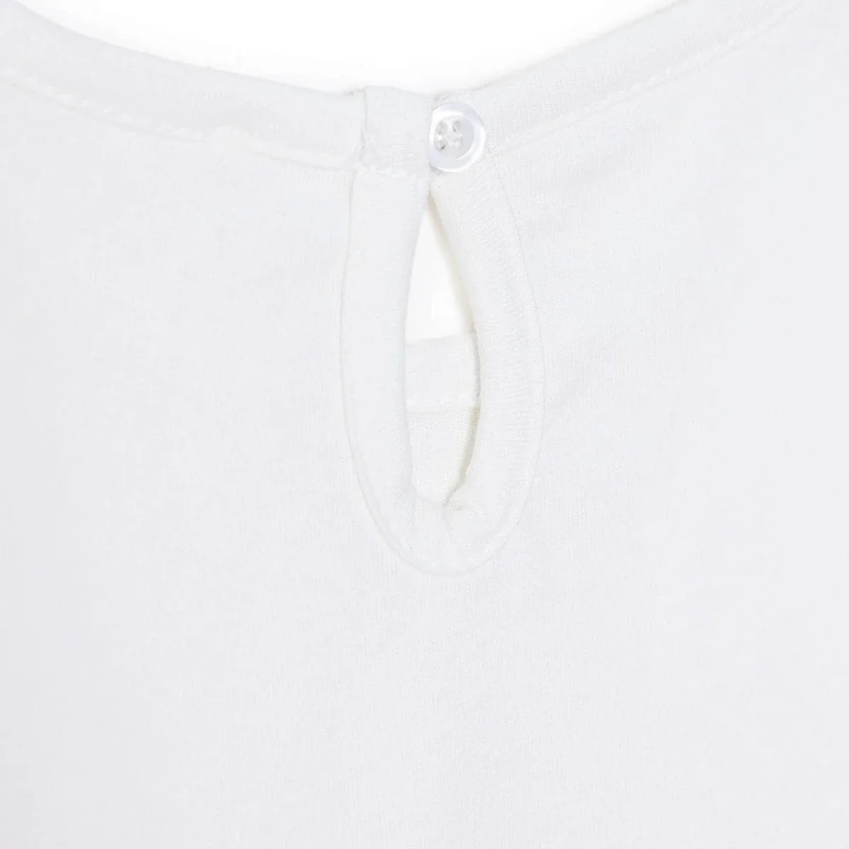 HelloBaby Girls Blouse Berry Belle Crew Neck Short Sleeve - Ecru - Image 9