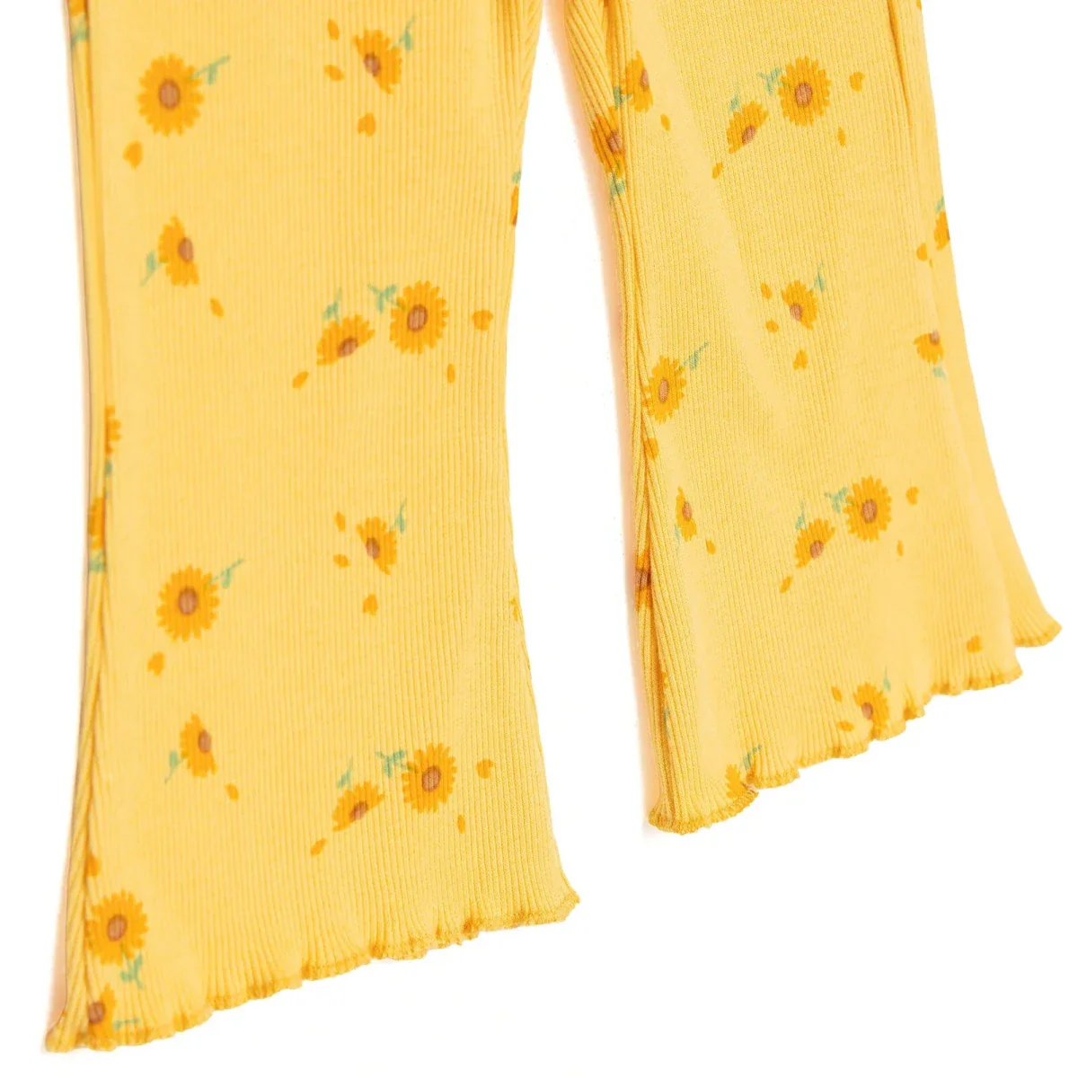 HelloBaby Girls Blouse-Leggings Flower - Yellow Printed - Image 6