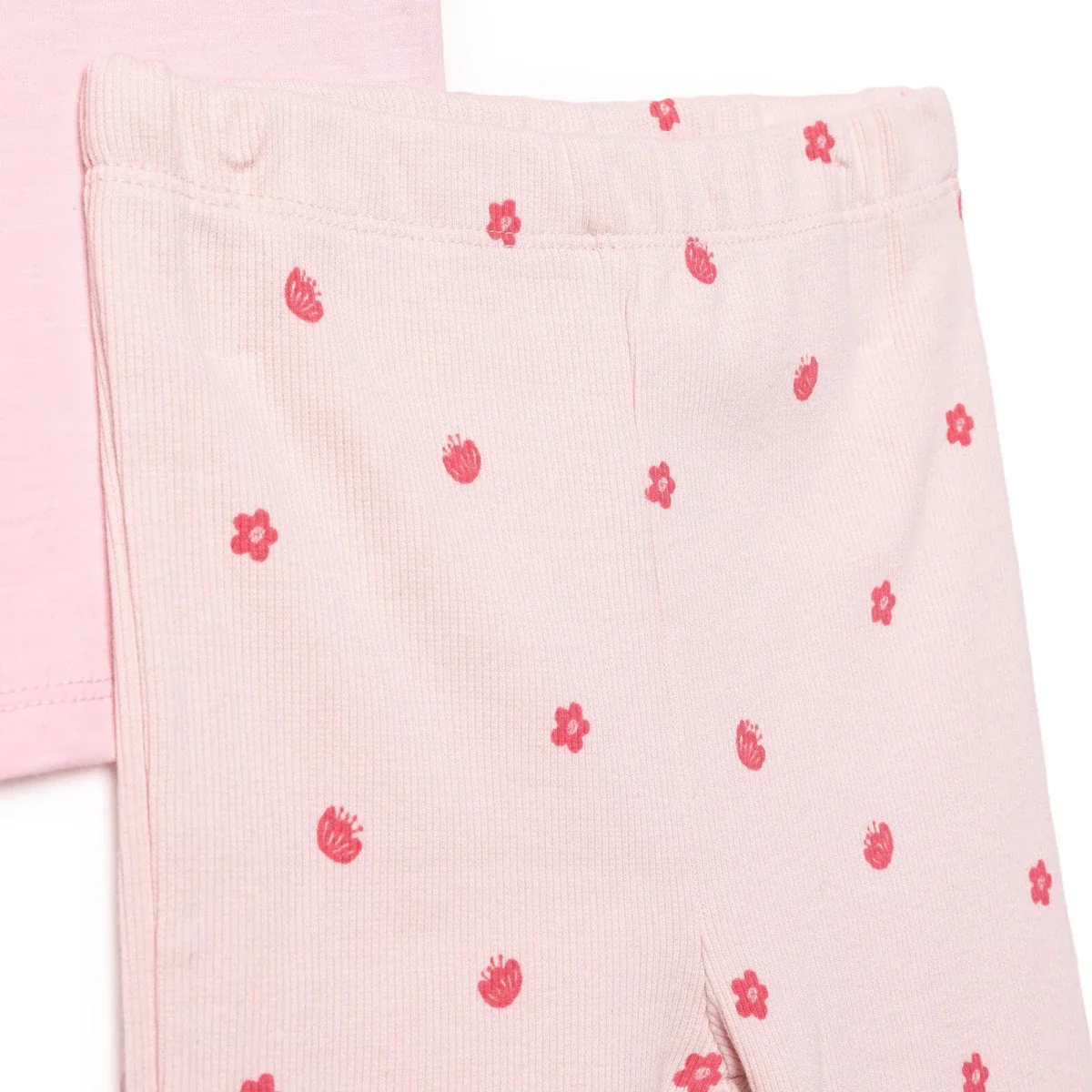 HelloBaby Girls Blouse & Leggings Set Text Print Pastel Dreams Crew Neck Full Length Short Sleeve - Pink - Image 5