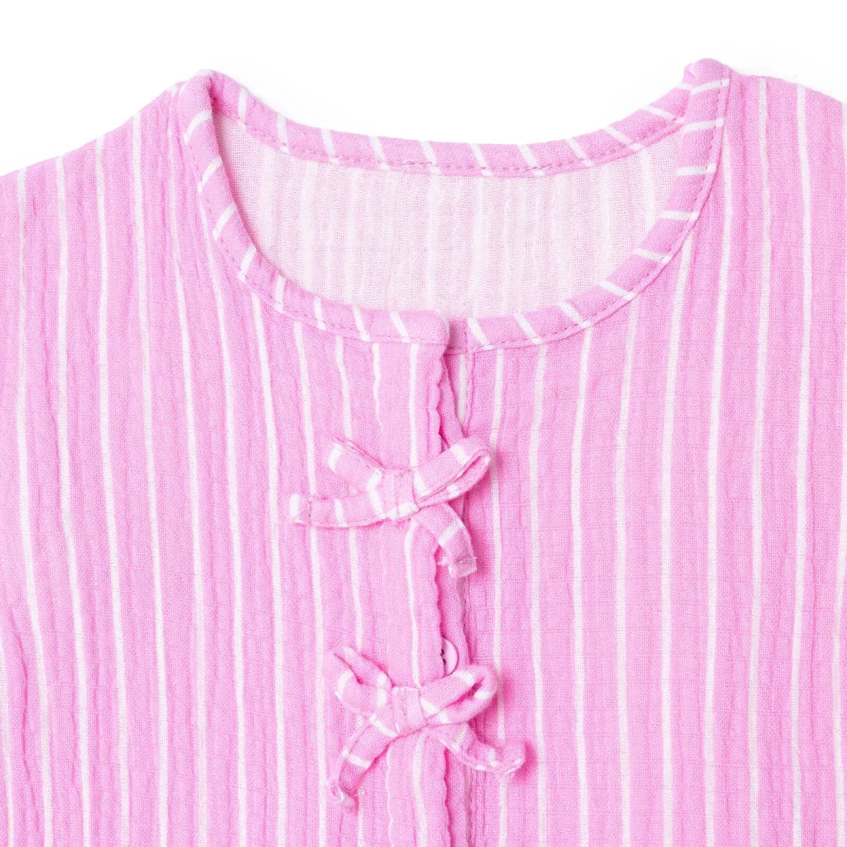 HelloBaby Girls Blouse & Shorts Set Ditsy Flower Crew Neck Short Length Short Sleeve - Pink Printed - Image 4