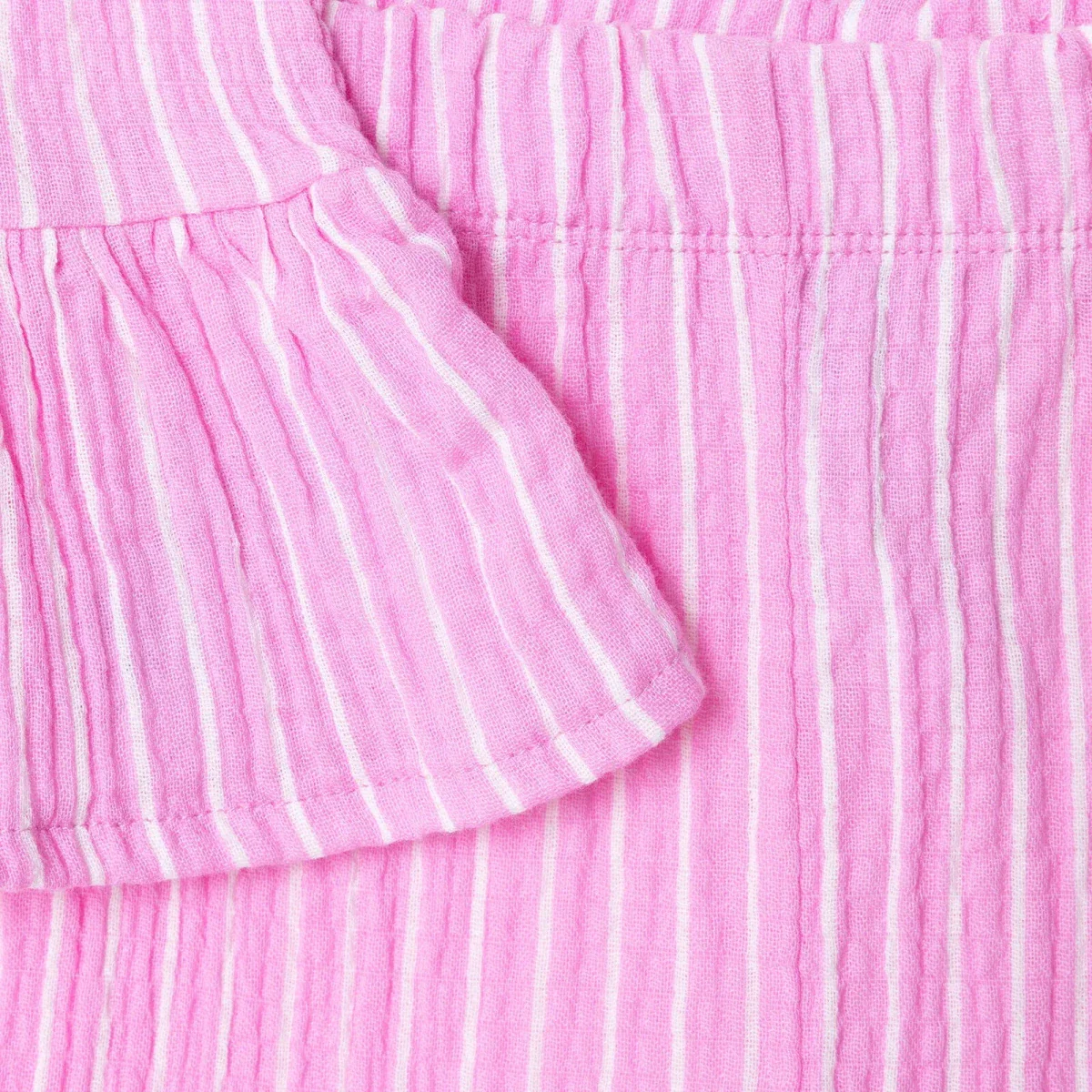 HelloBaby Girls Blouse & Shorts Set Ditsy Flower Crew Neck Short Length Short Sleeve - Pink Printed - Image 6