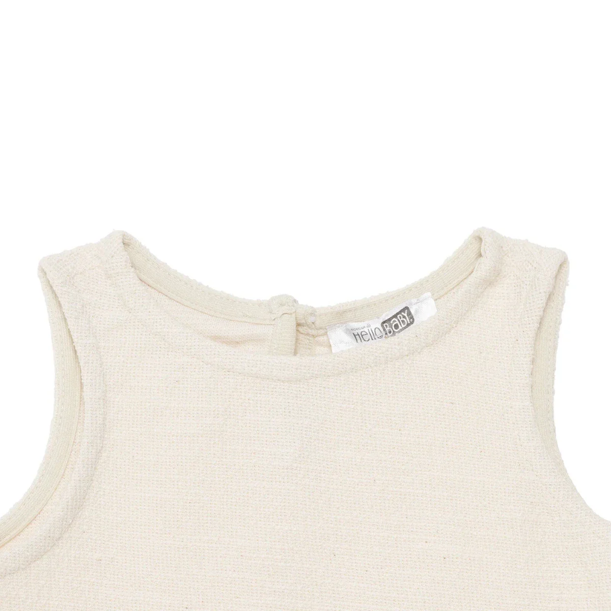 HelloBaby Girls Blouse & Shorts Set Pastel Dreams Crew Neck Short Length Sleeveless - Ecru - Image 5