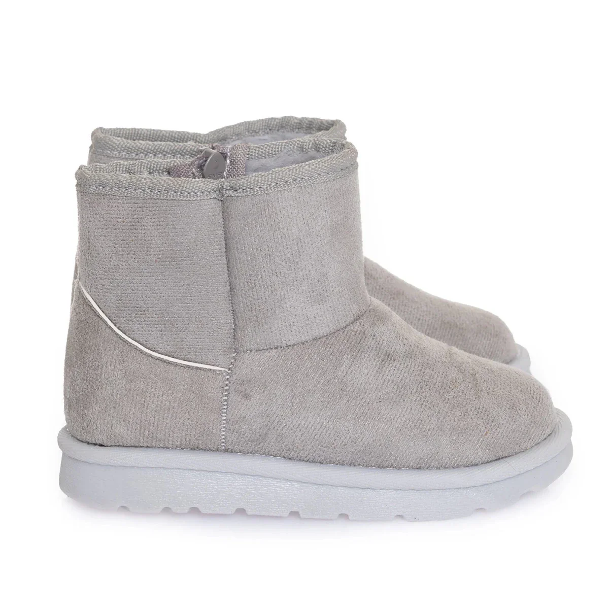HelloBaby Girls Boots Zip-up - Grey - Image 4