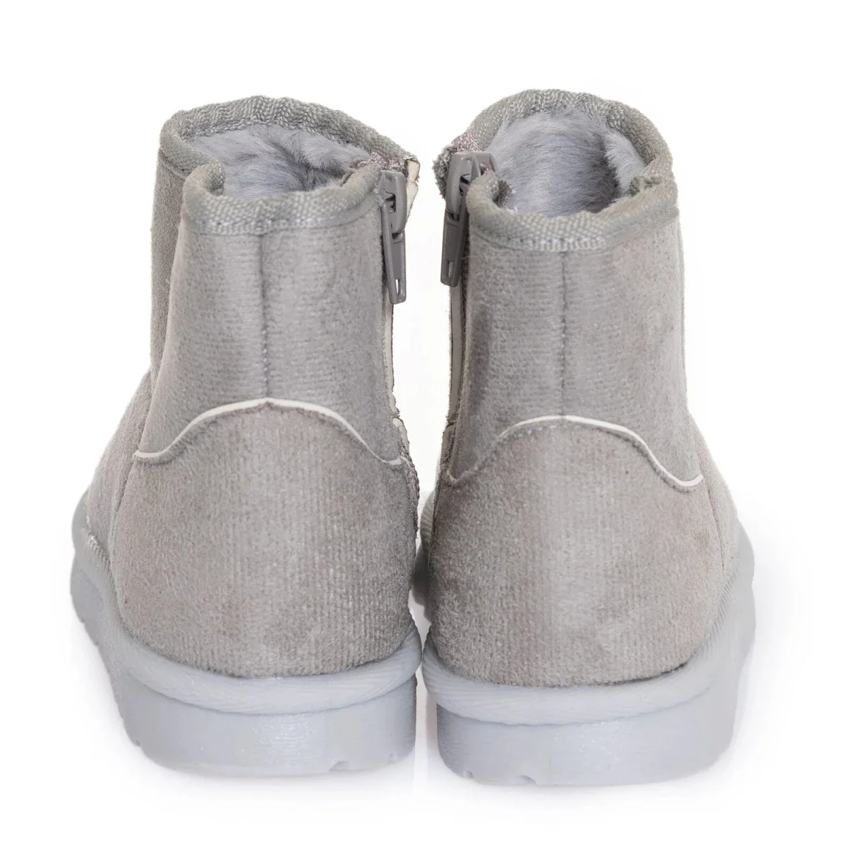 HelloBaby Girls Boots Zip-up - Grey - Image 5