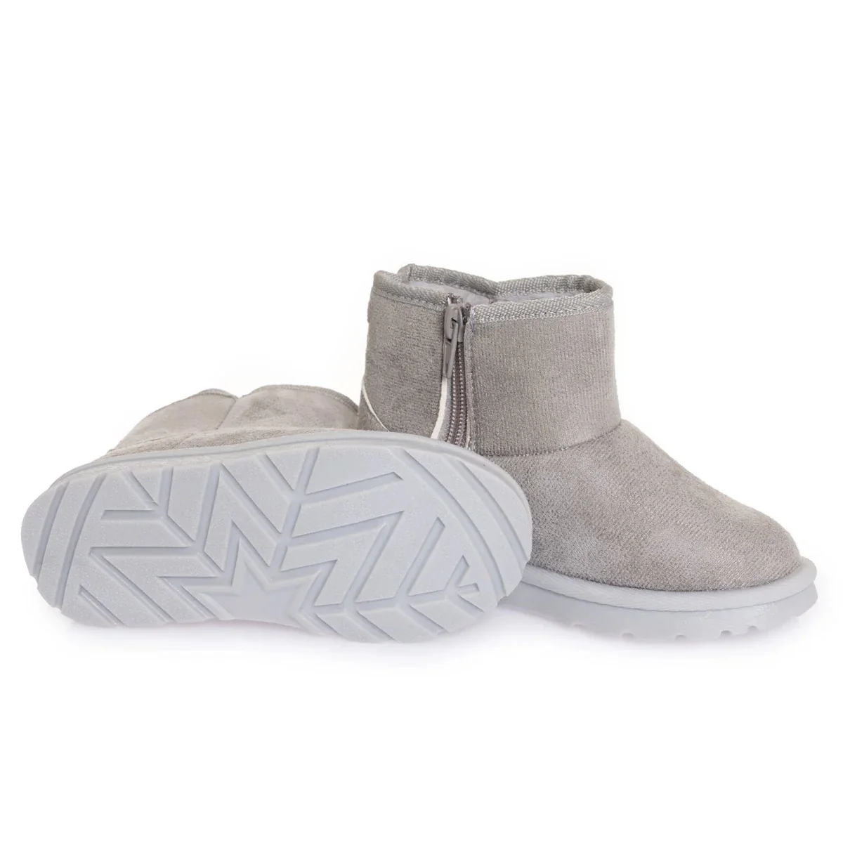 HelloBaby Girls Boots Zip-up - Grey - Image 6