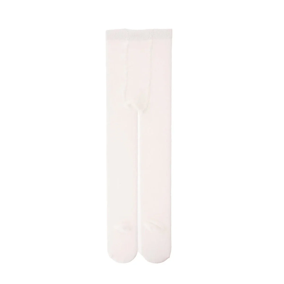 HelloBaby Girls Chenille Tights - White - Image 2