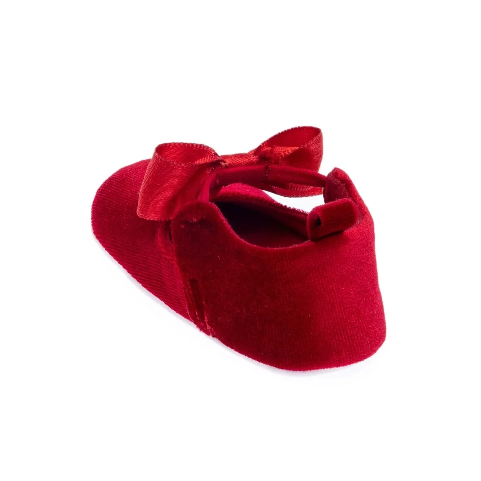 HelloBaby Girls Christmas Pre-Walker Shoes - Red - Image 3