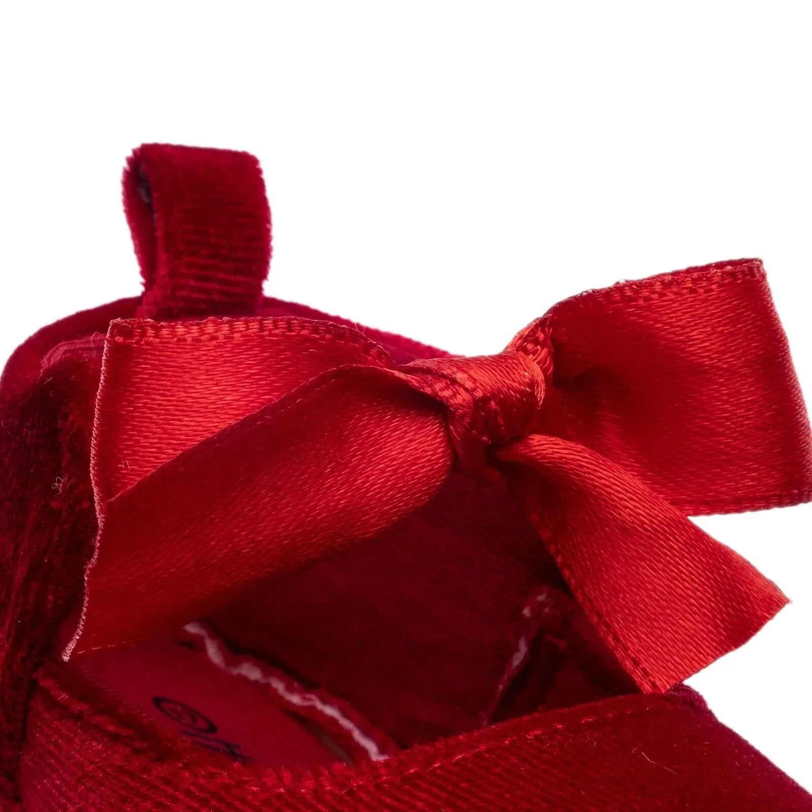 HelloBaby Girls Christmas Pre-Walker Shoes - Red - Image 4