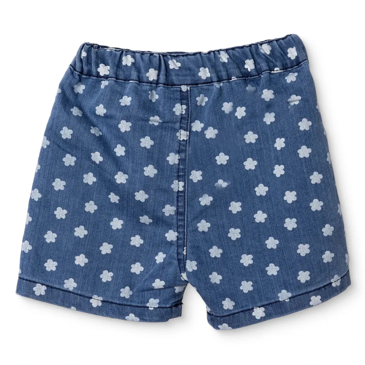 HelloBaby Girls Denim Shorts Pastel Dreams Short Length - Indigo Printed - Image 2