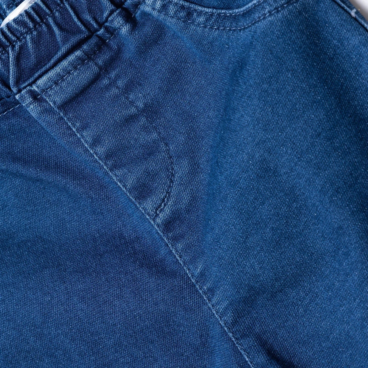 HelloBaby Girls Denim Trousers Full Length - Indigo - Image 7