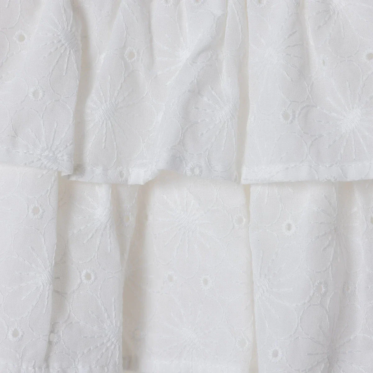 HelloBaby Girls Dress Berry Belle Peter Pan Collar Short Sleeve - White - Image 5
