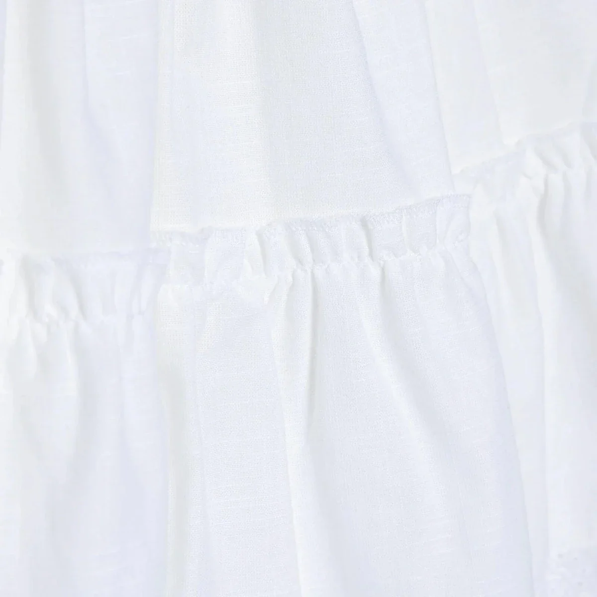 HelloBaby Girls Dress Buttoned Berry Belle Crew Neck Short Sleeve - Ecru - Image 7