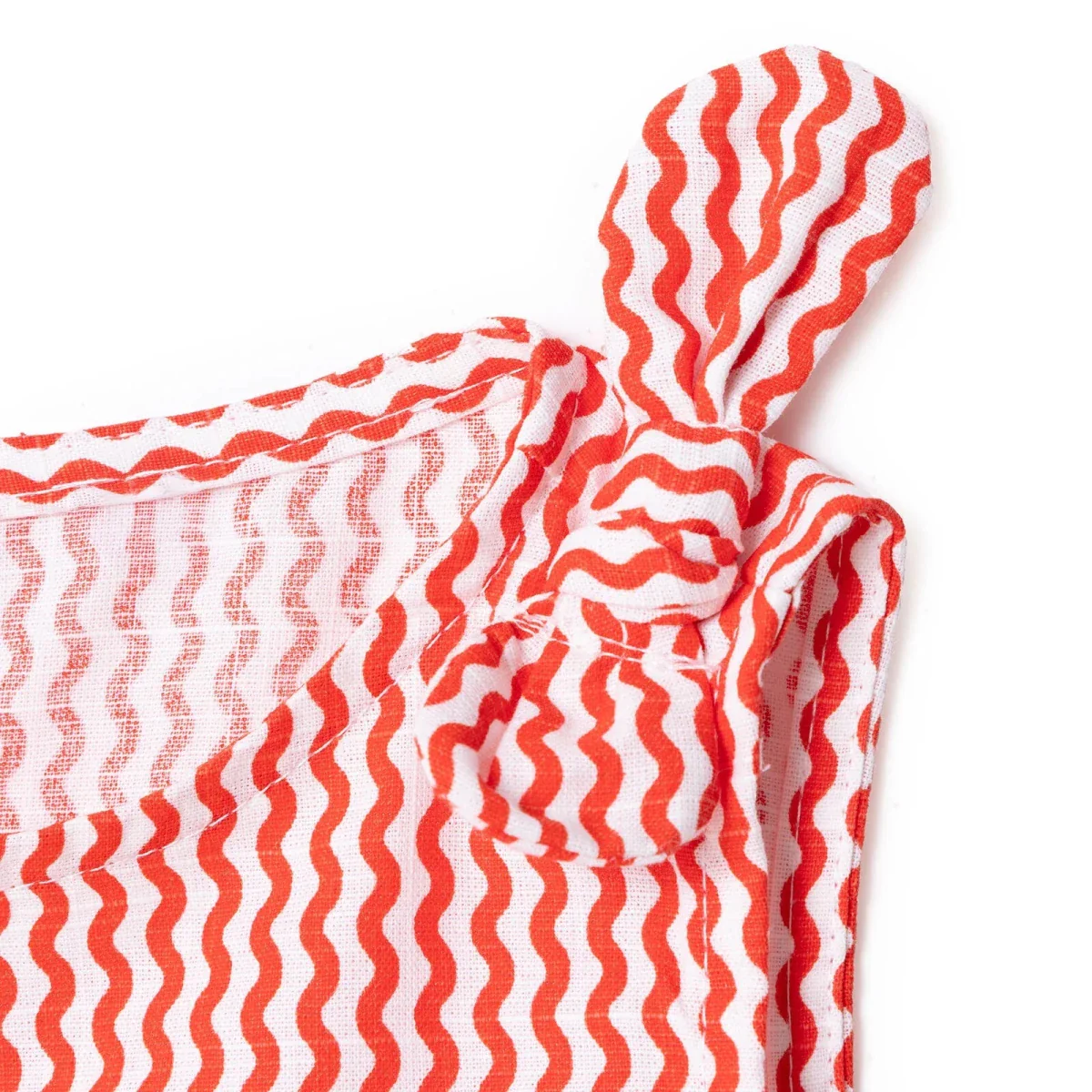 HelloBaby Girls Dress Buttoned Berry Belle Crew Neck Strappy - Coral Printed - Image 4