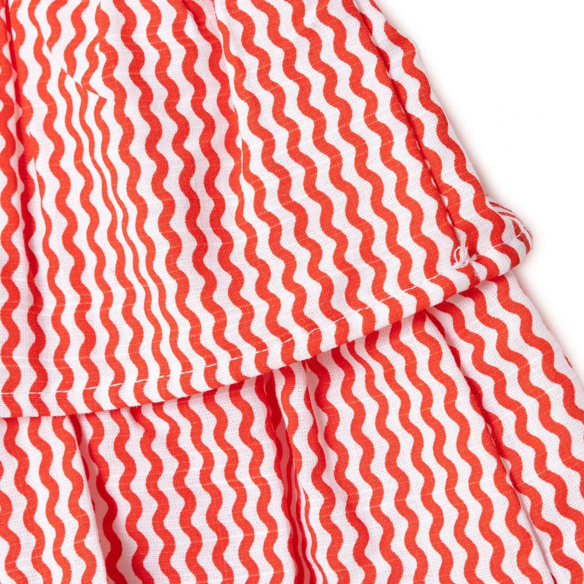 HelloBaby Girls Dress Buttoned Berry Belle Crew Neck Strappy - Coral Printed - Image 6