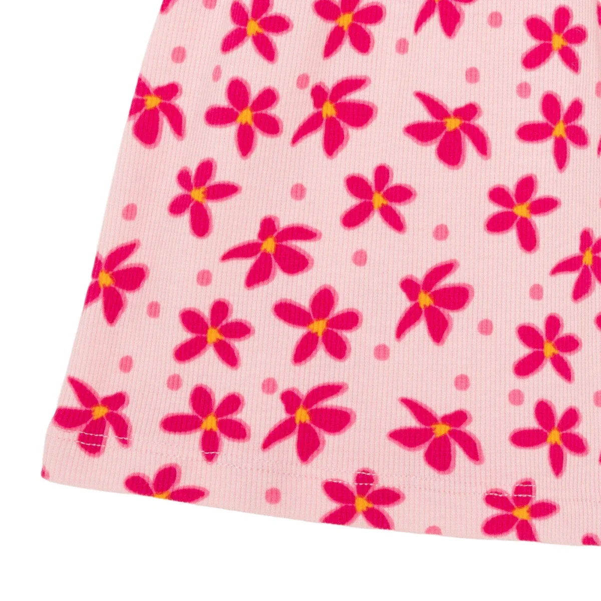 HelloBaby Girls Dress Floral Print Short Sleeve - Pink Printed - Image 4