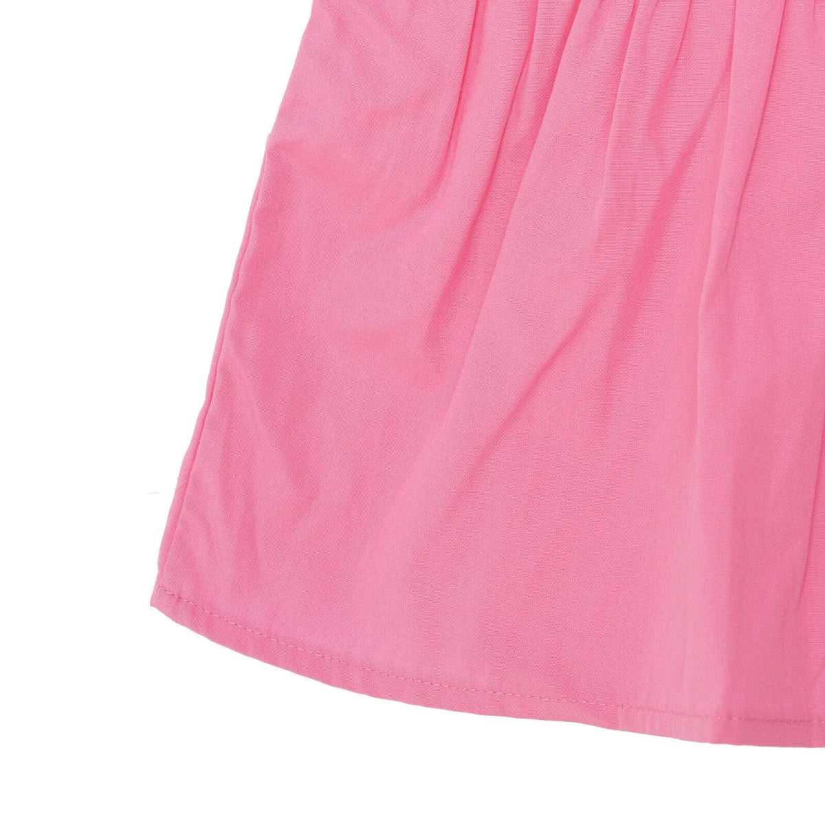 HelloBaby Girls Dress Flower Flower Garden Crew Neck Short Sleeve - Pink - Image 6