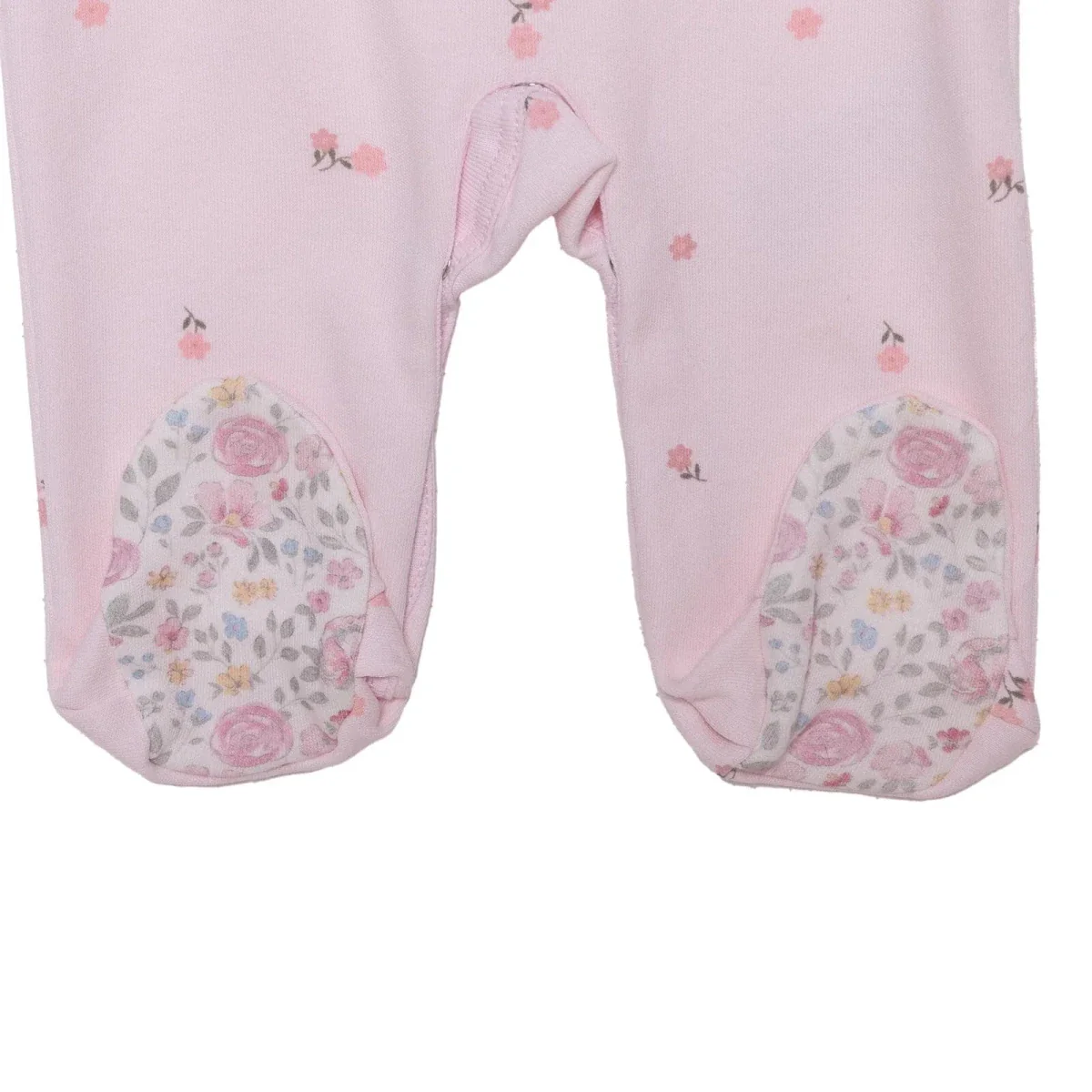 HelloBaby Girls Footed Romper Flower Dantel Yaka - Pink - Image 6
