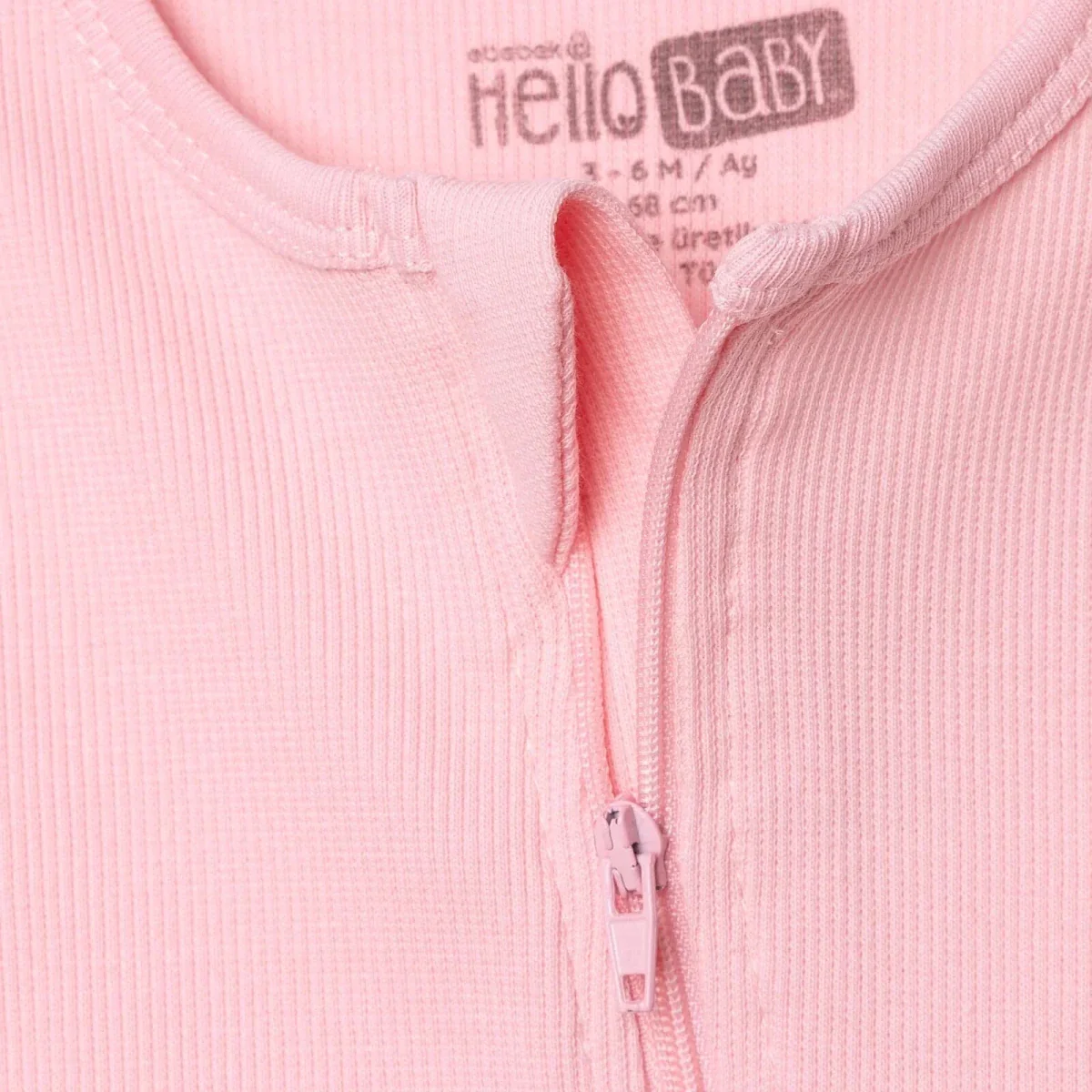 HelloBaby Girls Footed Sleepsuit - Pink - Image 6