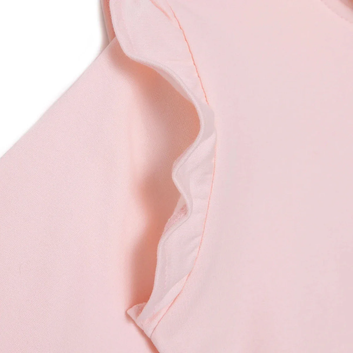 HelloBaby Girls Hooded Cardigan Crew Neck Long Sleeve - Pink - Image 7