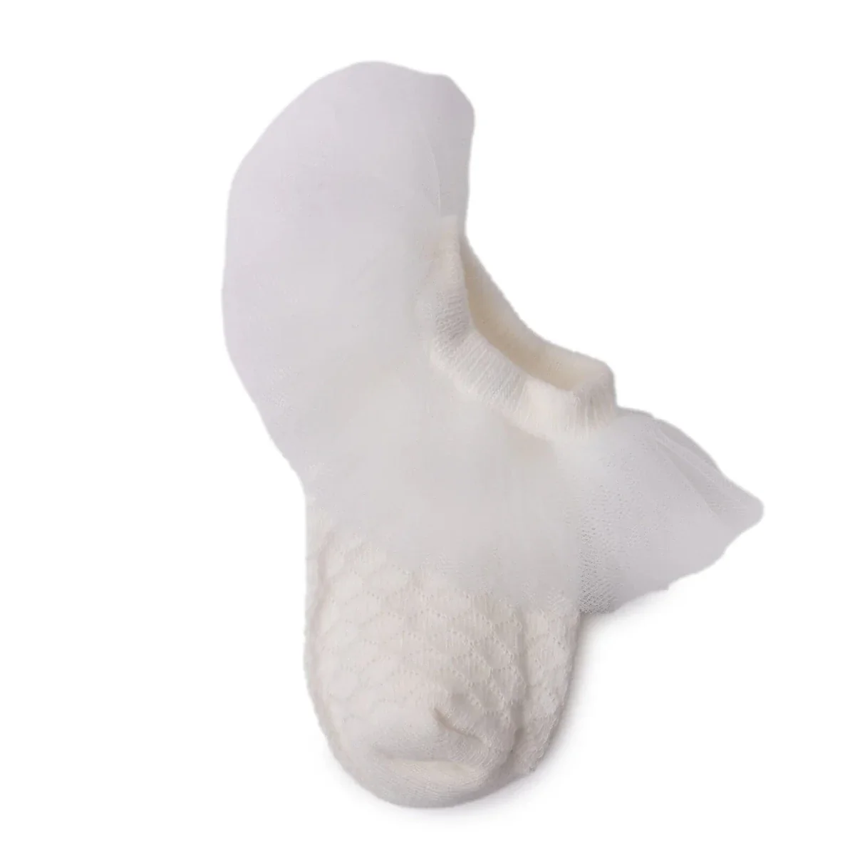 HelloBaby Girls Lace Socks - White - Image 4