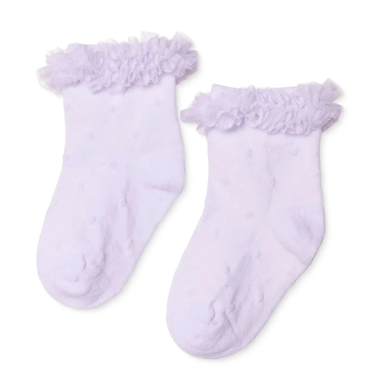 HelloBaby Girls Lace Socks Cotton Rich - White - Image 2