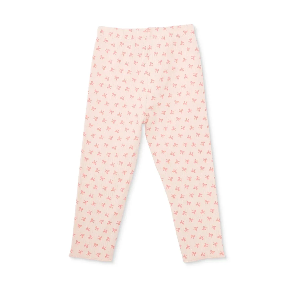 HelloBaby Girls Leggings Bow Print - Pink Printed - Image 2