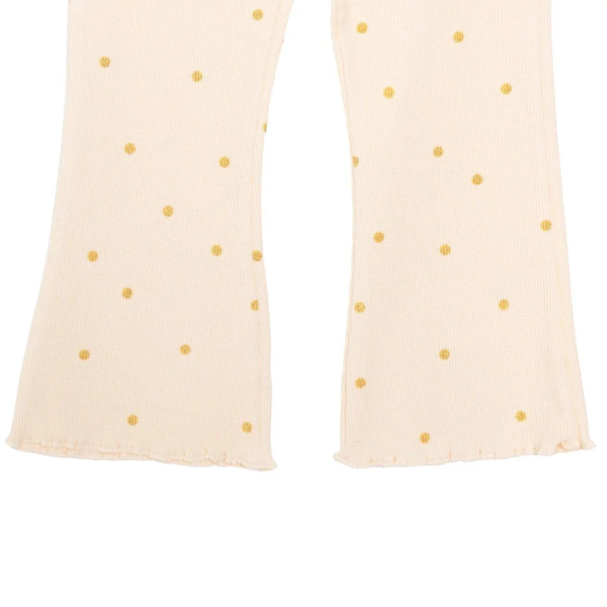 HelloBaby Girls Leggings Polka Dot Print - Ecru Printed - Image 5